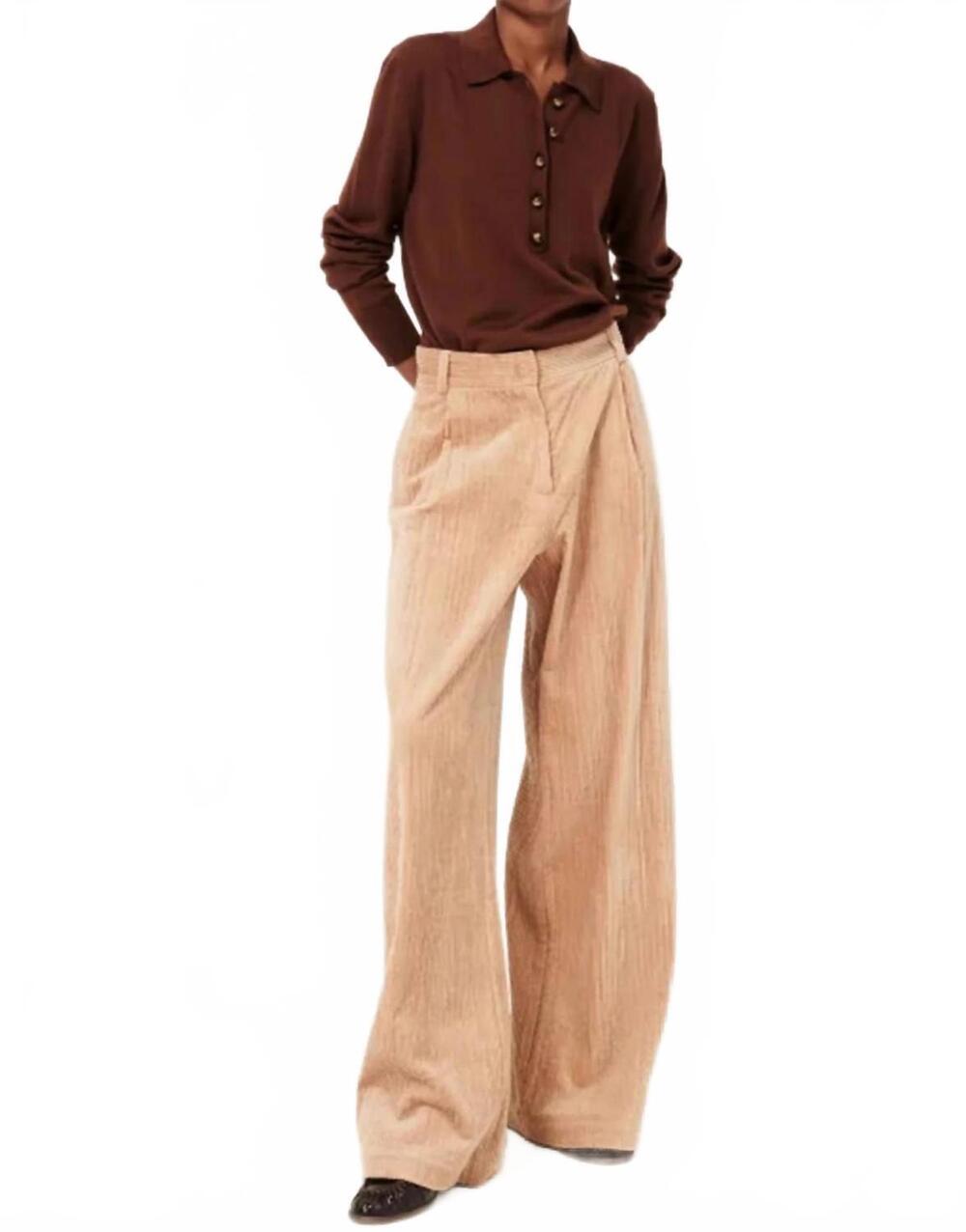 NEW SESSUN paseo corduroy pants in rose tan